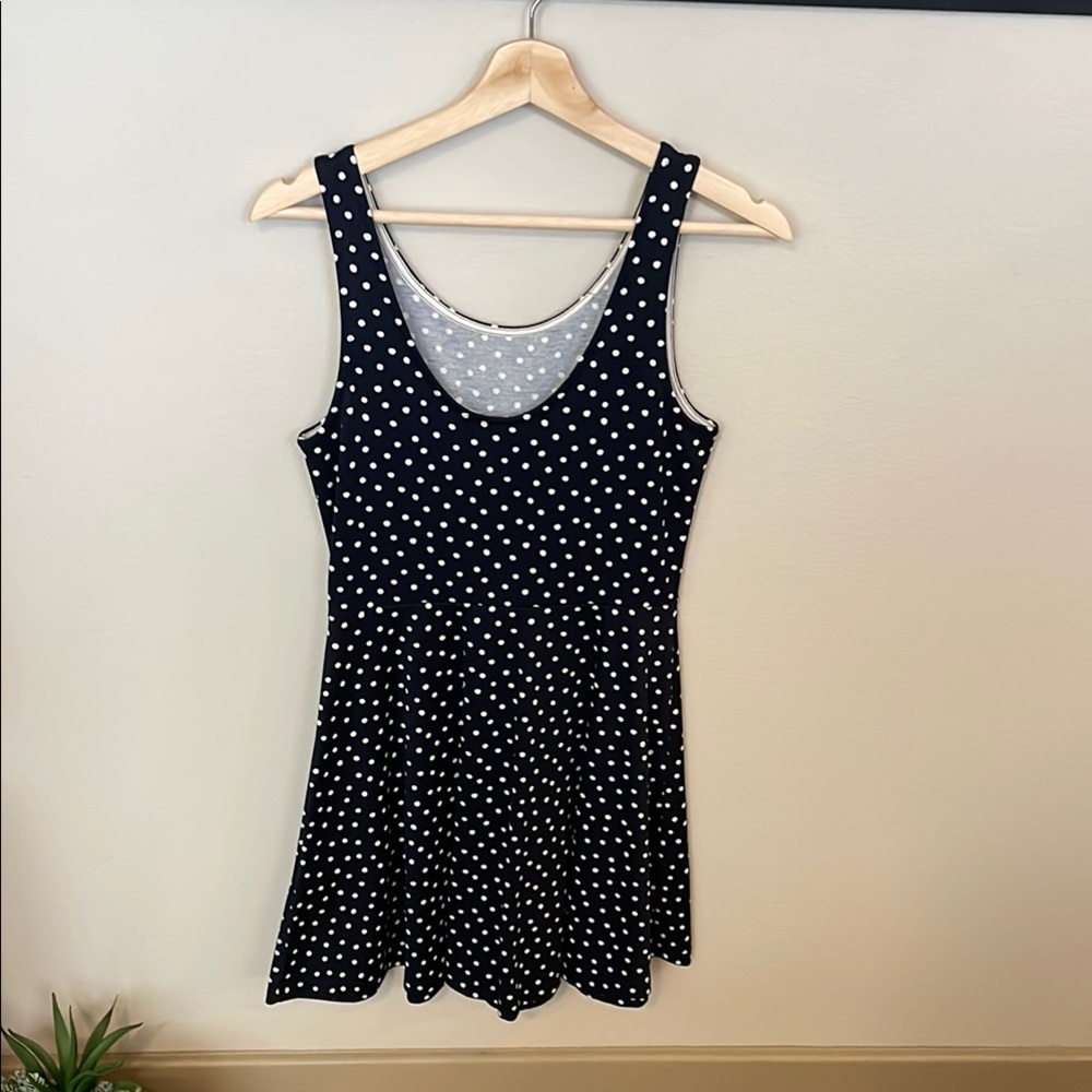 H&M Black and White Polka Dot Dress